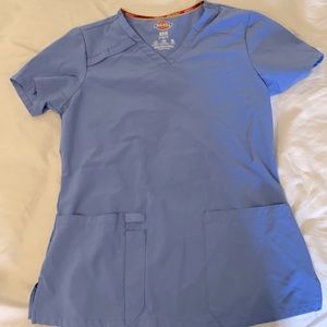 Ceil blue scrub top